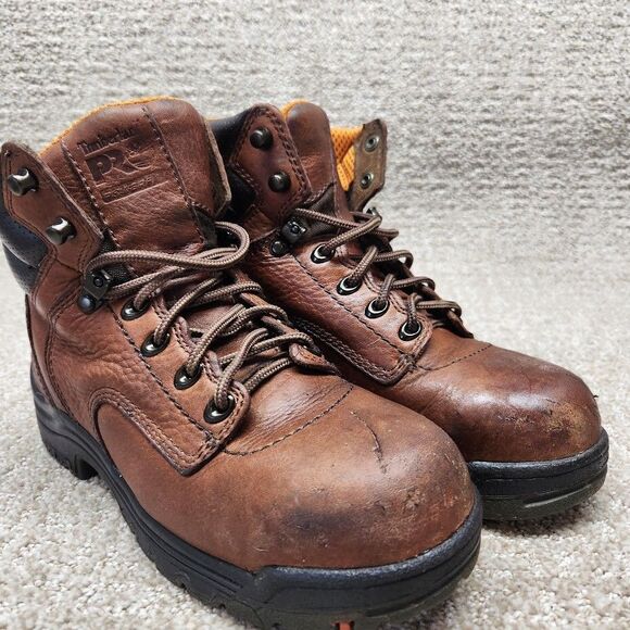 Timberland Women PRO Titan Work Boots 126833  Durable, Waterproof, Steel Toe 7.5 - Picture 1 of 13